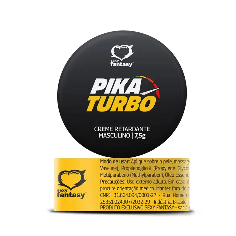 Pomada Retardante Pika Turbo 7,5g Sexy Fantasy