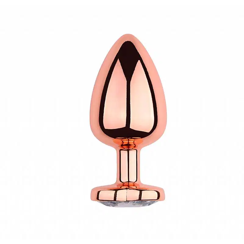 Plug Anal Sexy Import Coração Joia P Rosé, 1 produto.