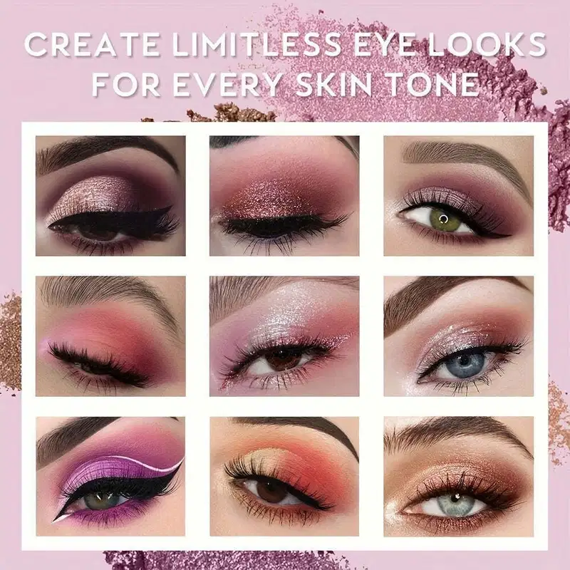 Paleta de Sombras com 19 Cores Vibrantes e Multicoloridas MultiColor