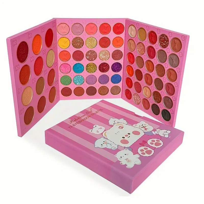 Paleta de Sombras com 19 Cores Vibrantes e Multicoloridas MultiColor