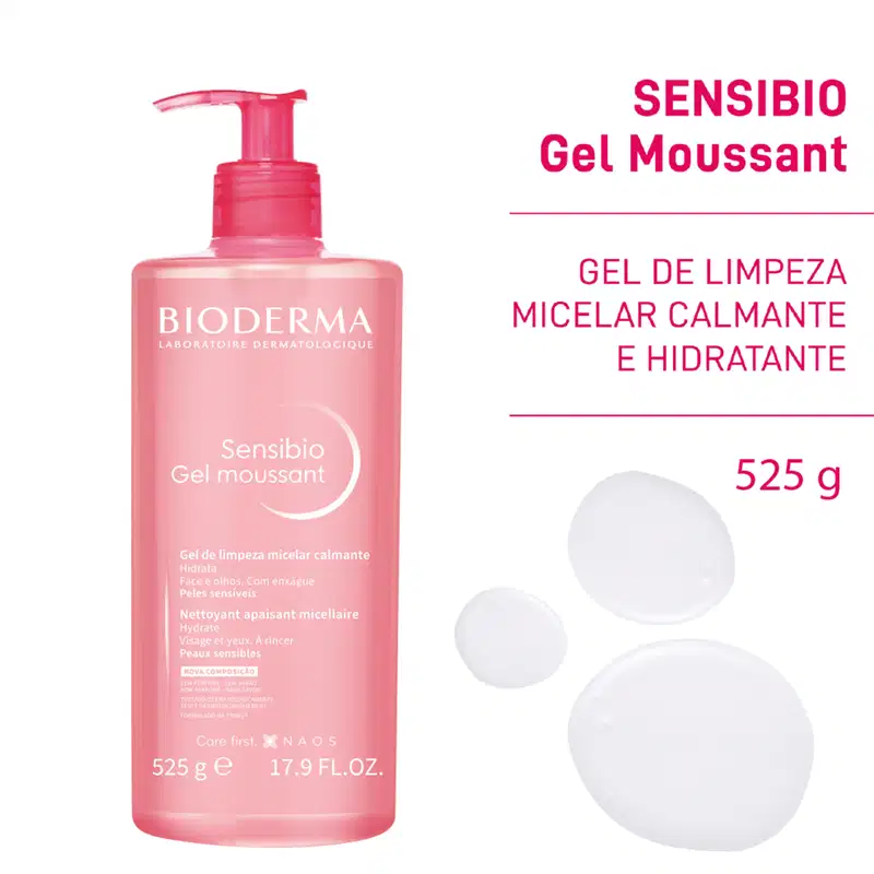 SENSIBIO Gel Moussant
GEL DE LIMPEZA MICELAR CALMANTE E HIDRATANTE
525 g
