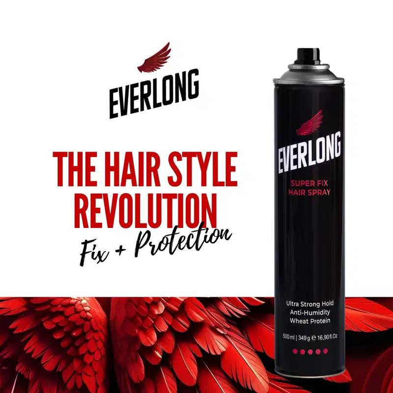 Everlong Super Fix Hair Spray Ultra Strong - Spray Fixador 500ml