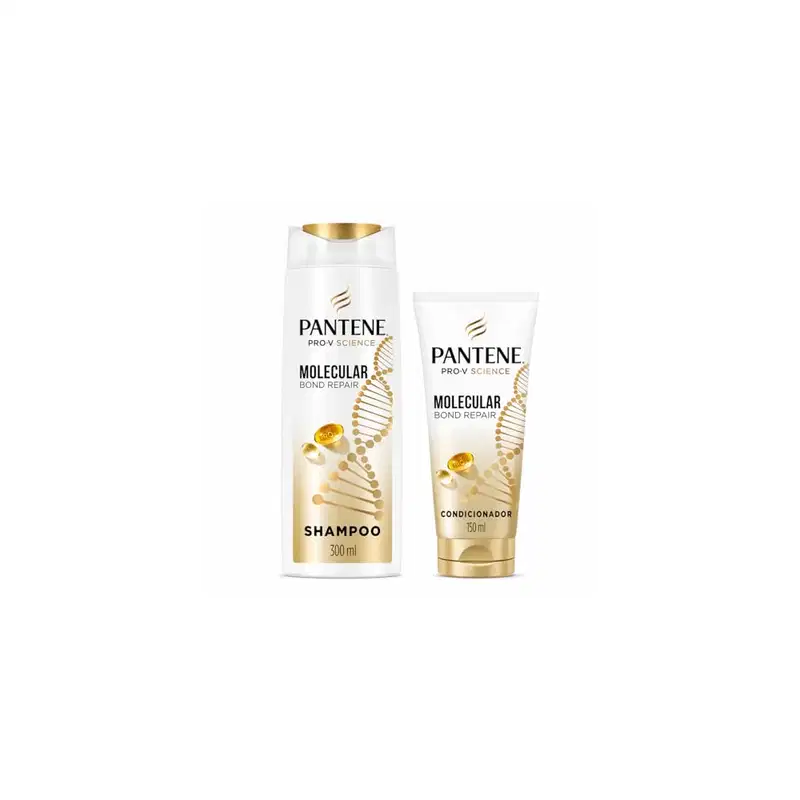 Kit Pantene Molecular Bond Repair Shampoo 300 mL e Condicionador 150 mL