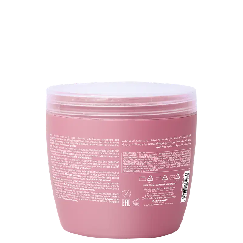 Alfaparf Semi Di Lino Moisture Nutritive Mask - Máscara Capilar 500ml