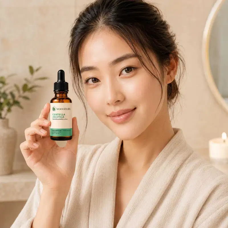 Óleo Vegetal Puro Natural Prensado a Frio de Centella Asiática 30ml