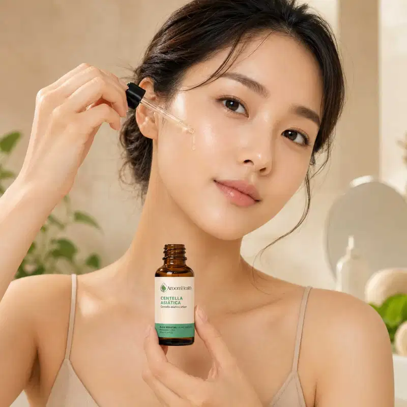 Óleo Vegetal Puro Natural Prensado a Frio de Centella Asiática 30ml