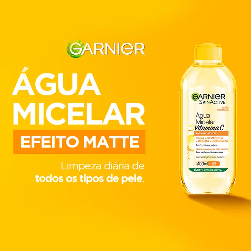 Garnier SkinActive Vitamina C Antioleosidade - Água Micelar 400ml