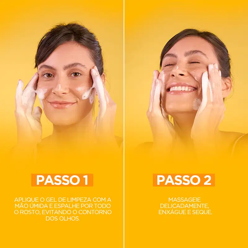 Garnier SkinActive Uniform & Matte Vitamina C Antioleosidade - Gel de Limpeza Facial 120g
