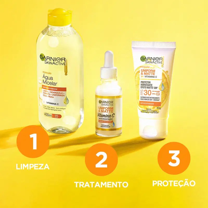 Garnier SkinAtive Uniform & Matte FPS30 - Protetor Hidratante Facial 40g