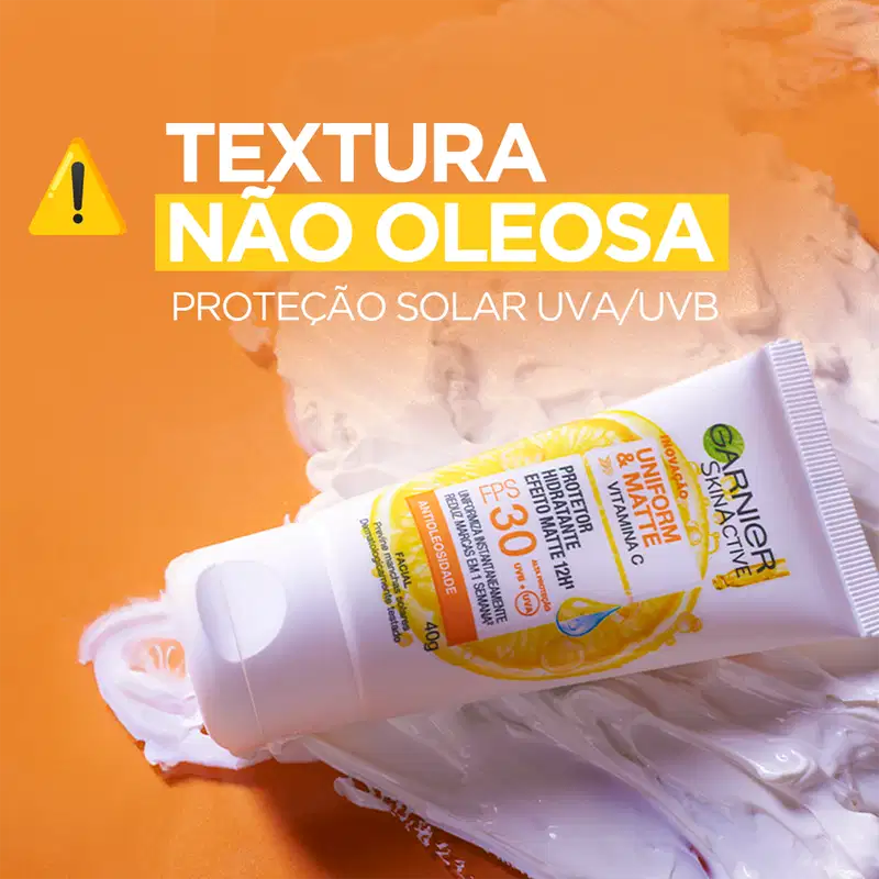 Garnier SkinAtive Uniform & Matte FPS30 - Protetor Hidratante Facial 40g