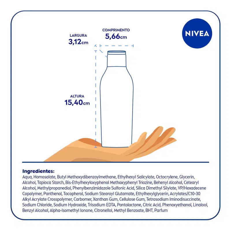 NIVEA Sun Protect & Hidrata FPS50 - Protetor Solar 125ml