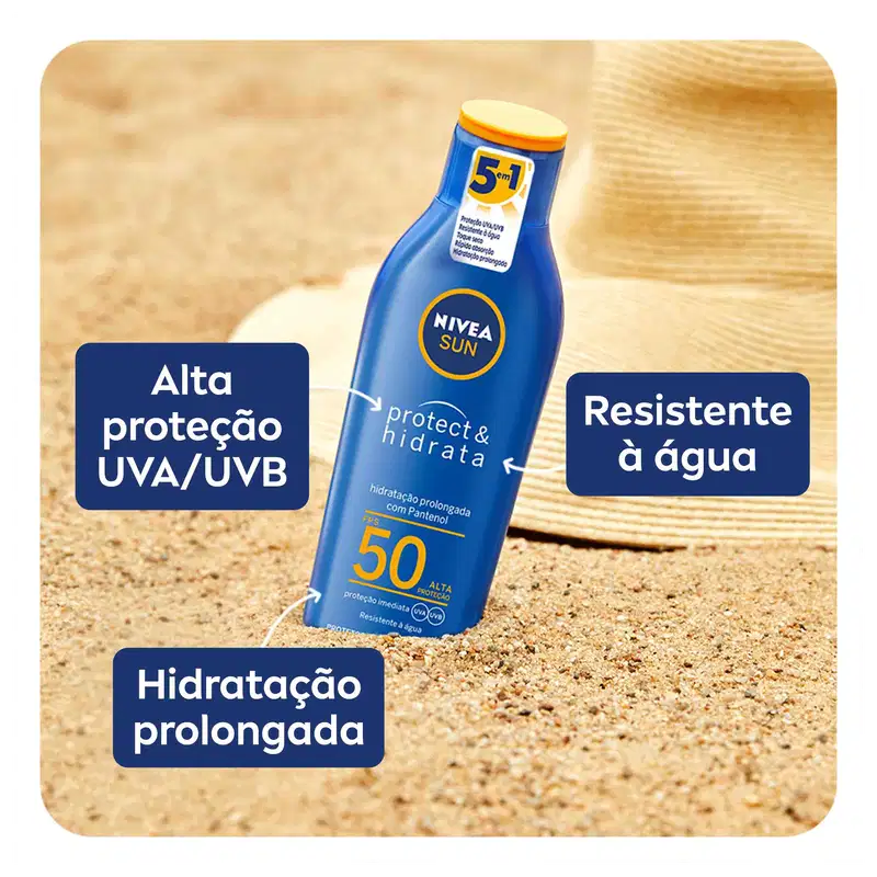 NIVEA Sun Protect & Hidrata FPS50 - Protetor Solar 125ml