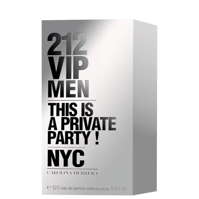 212 VIP Men Carolina Herrera Eau de Toilette - Perfume Masculino 50ml