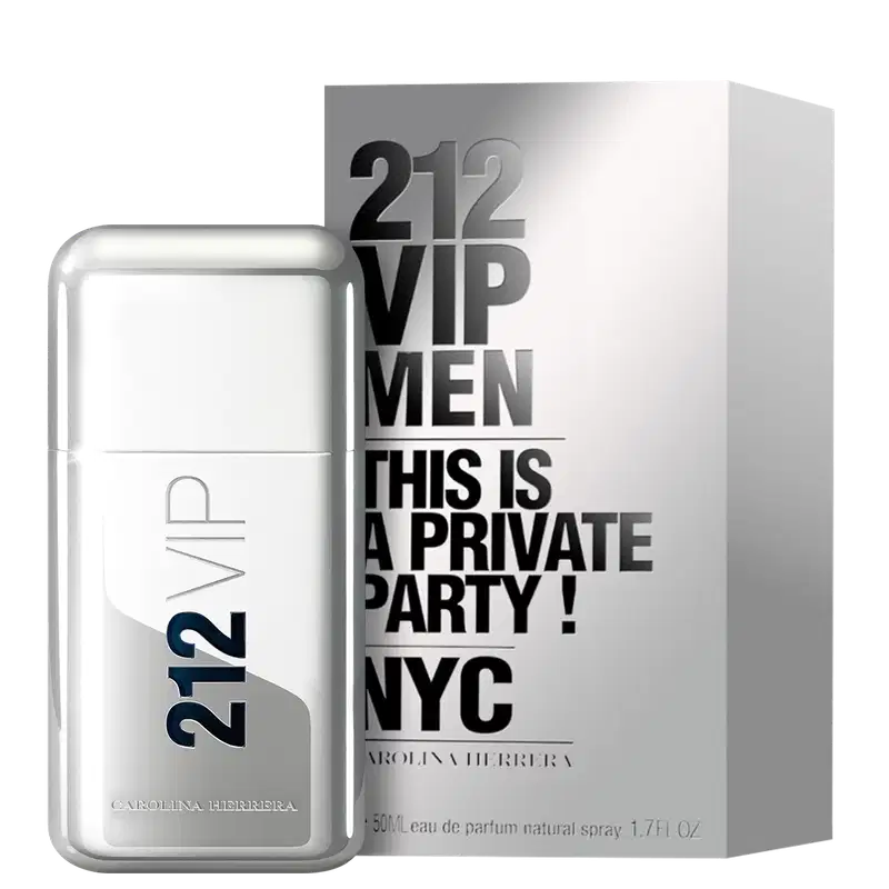212 VIP Men Carolina Herrera Eau de Toilette - Perfume Masculino 50ml