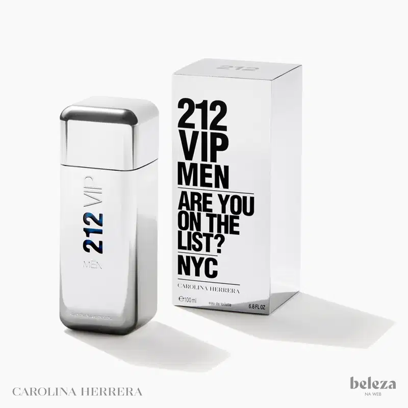 212 VIP Men Carolina Herrera Eau de Toilette - Perfume Masculino 50ml
