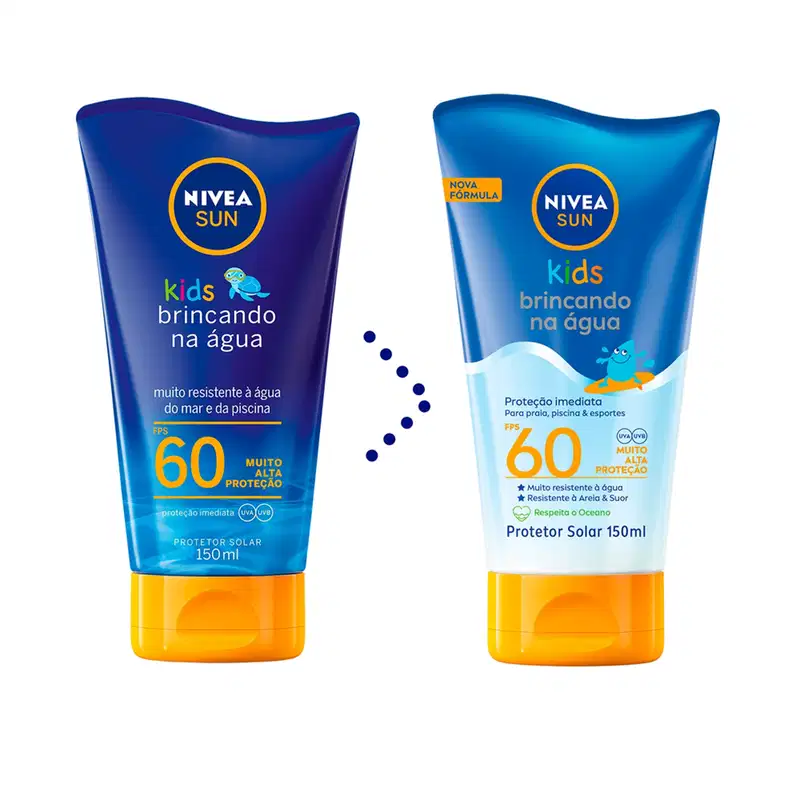 NIVEA SUN Kids Brincando na Água FPS 60 - Protetor Solar Infantil 150ml