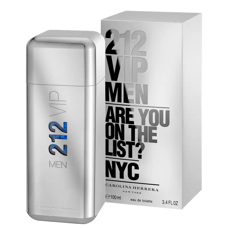 212 VIP Men Carolina Herrera Eau de Toilette - Perfume Masculino 100ml