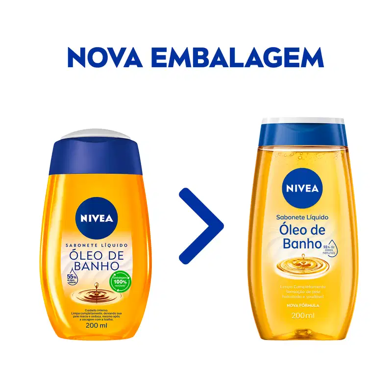 NIVEA Óleo de Banho - Sabonete Líquido 200ml
