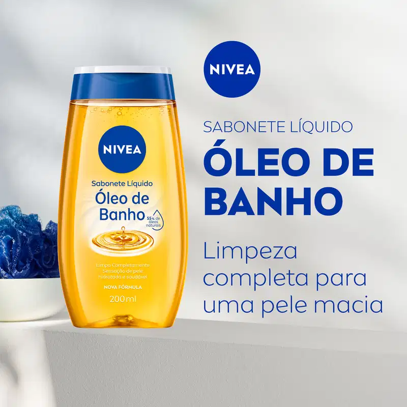 NIVEA Óleo de Banho - Sabonete Líquido 200ml
