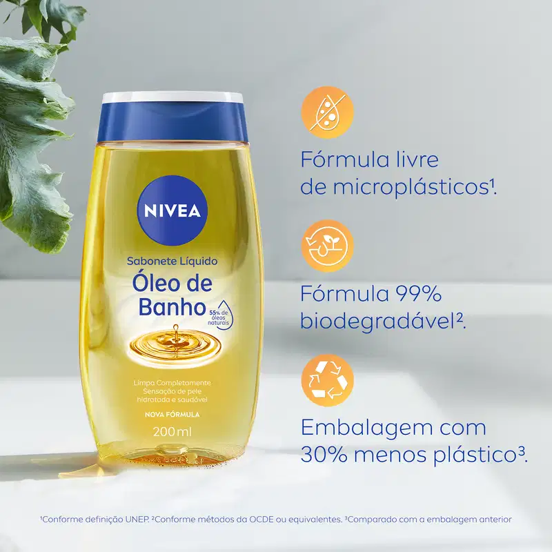 NIVEA Óleo de Banho - Sabonete Líquido 200ml