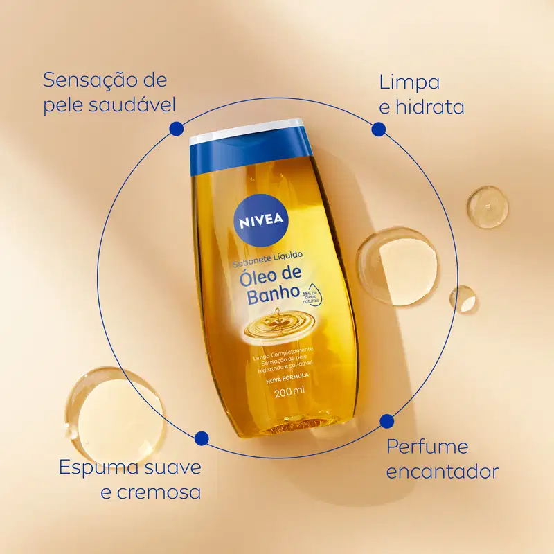 NIVEA Óleo de Banho - Sabonete Líquido 200ml