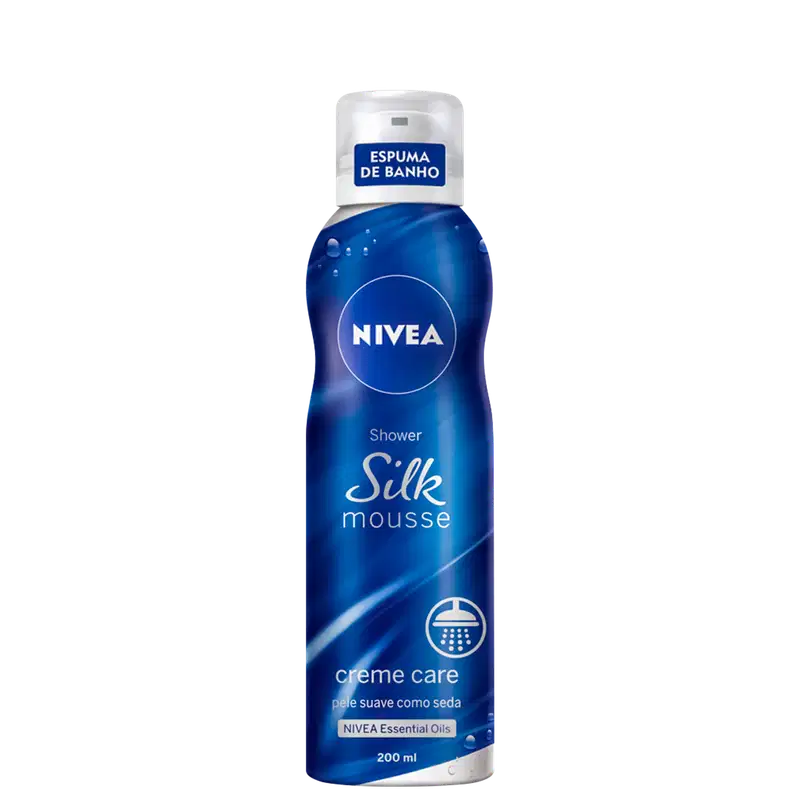 NIVEA Silk Mousse Creme Care - Espuma de Banho 200ml