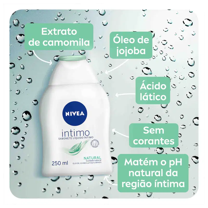 NIVEA Natural - Sabonete Íntimo 250ml