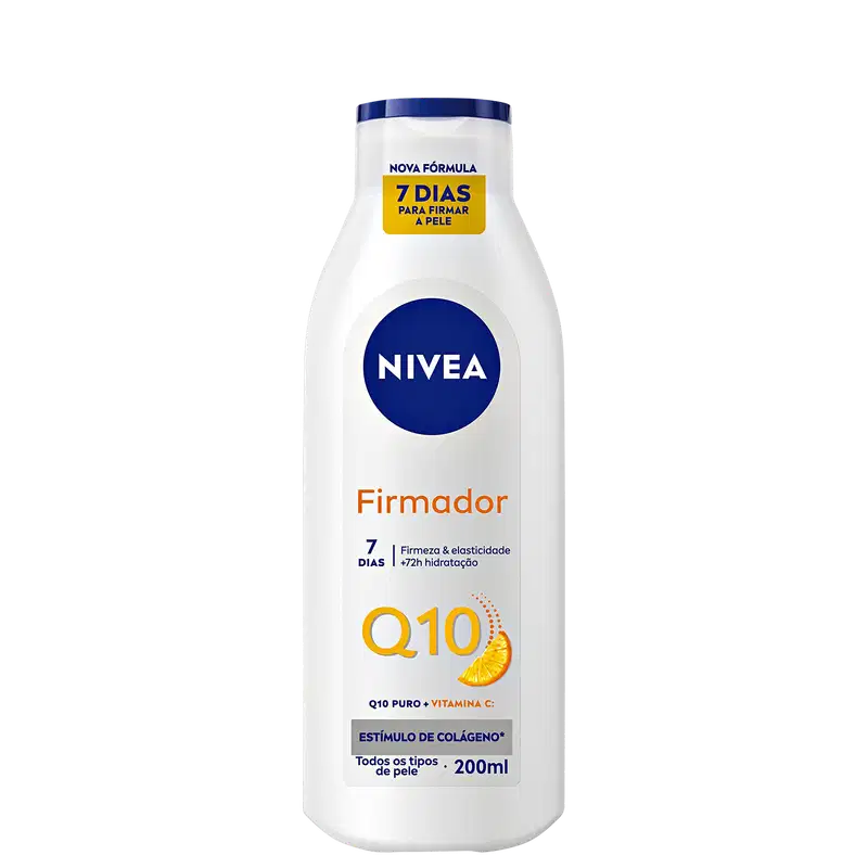 NIVEA Firmador Q10 + Vitamina C Todos os Tipos de Pele - Loção Hidratante 200ml