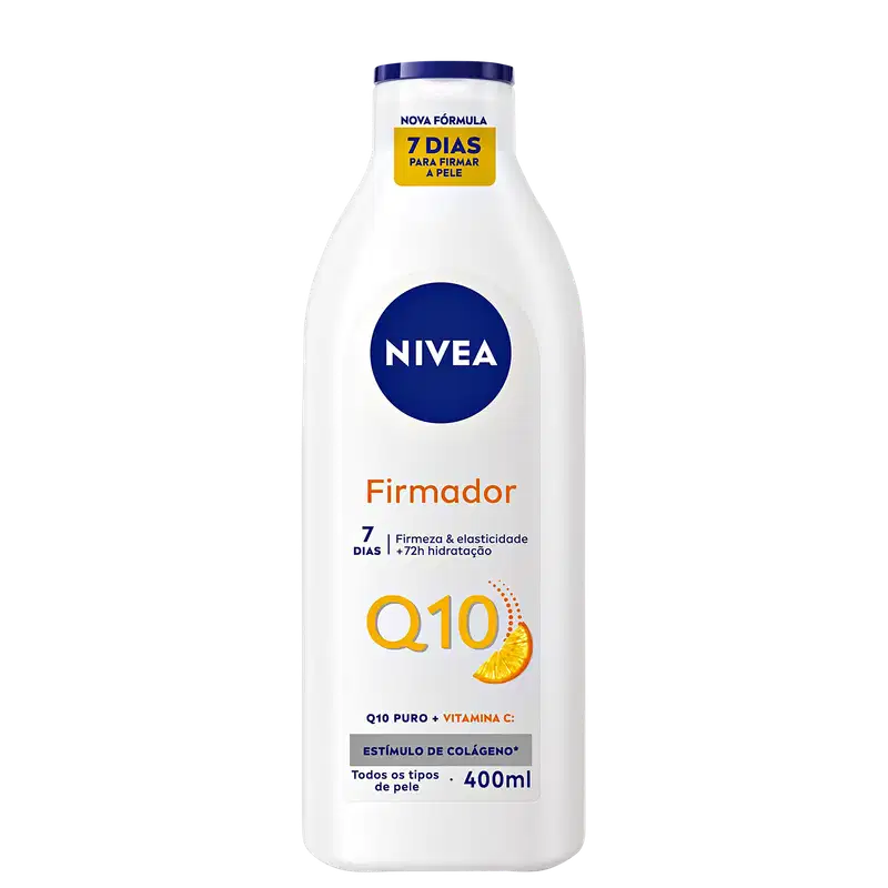 NIVEA Firmador Q10 + Vitamina C Todos os Tipos de Pele - Loção Hidratante 400ml