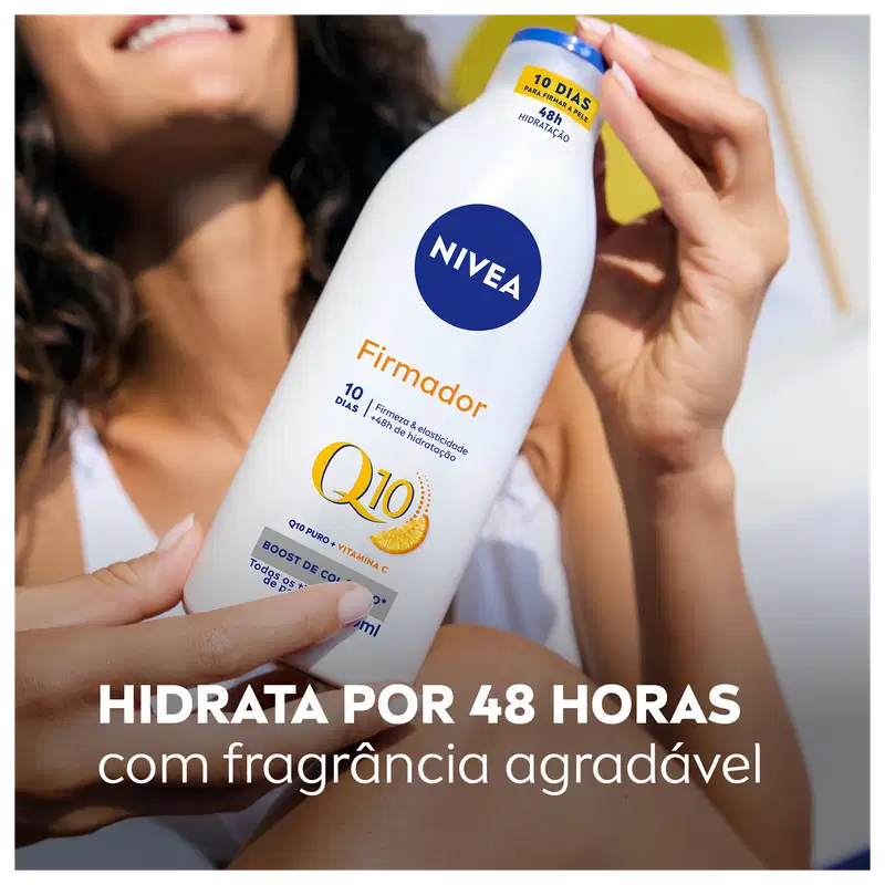 NIVEA Firmador Q10 + Vitamina C Todos os Tipos de Pele - Loção Hidratante 400ml