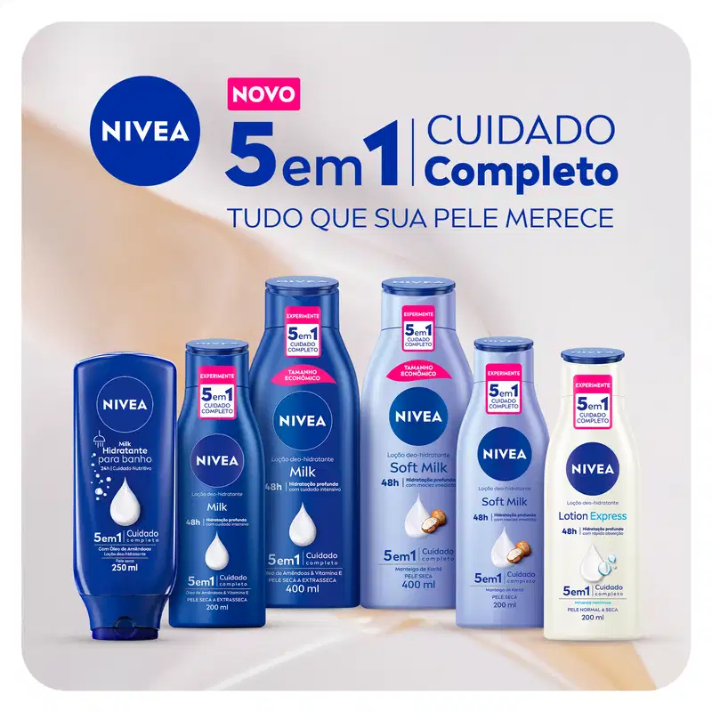 NIVEA Milk - Hidratante para Banho 250ml