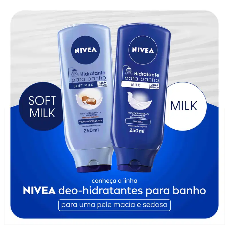 NIVEA Milk - Hidratante para Banho 250ml