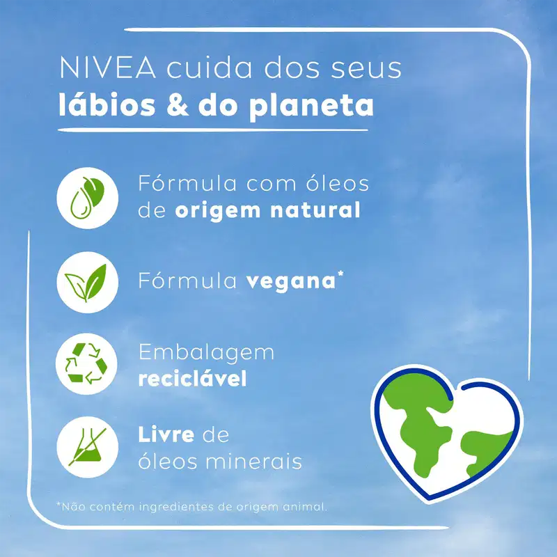 NIVEA Morango Shine - Hidratante Labial 4,8g
