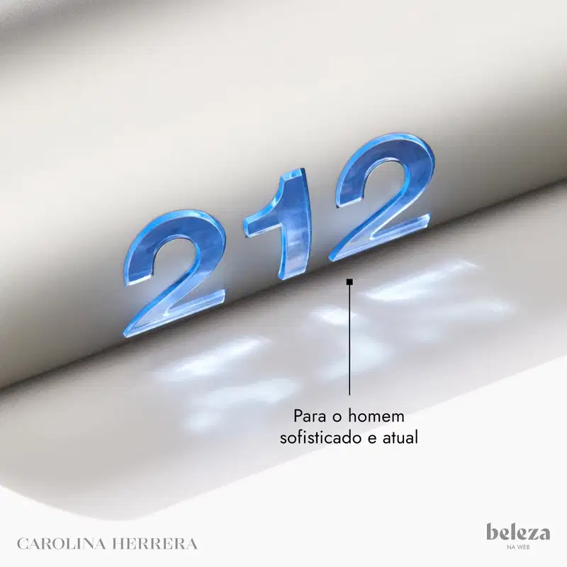 212 Men Carolina Herrera Eau de Toilette - Perfume Masculino 50ml