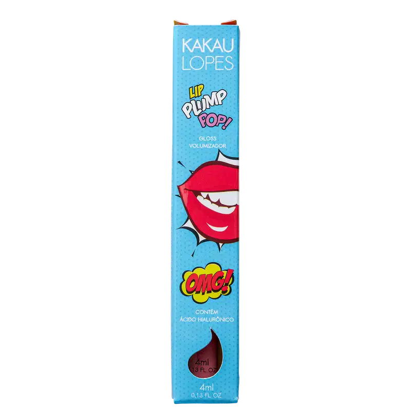 Kakau Lopes Lip Plump Pop Pure - Gloss Labial 4ml