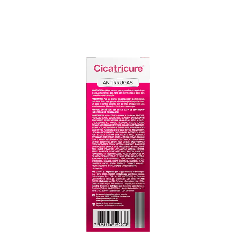 Cicatricure Antissinais - Creme Redutor de Linhas 30g