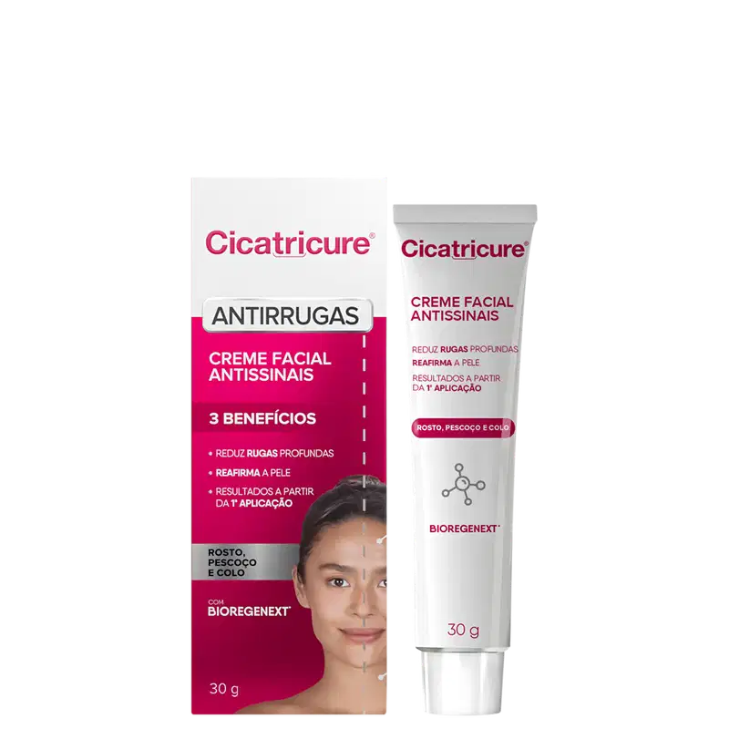 Cicatricure Antissinais - Creme Redutor de Linhas 30g