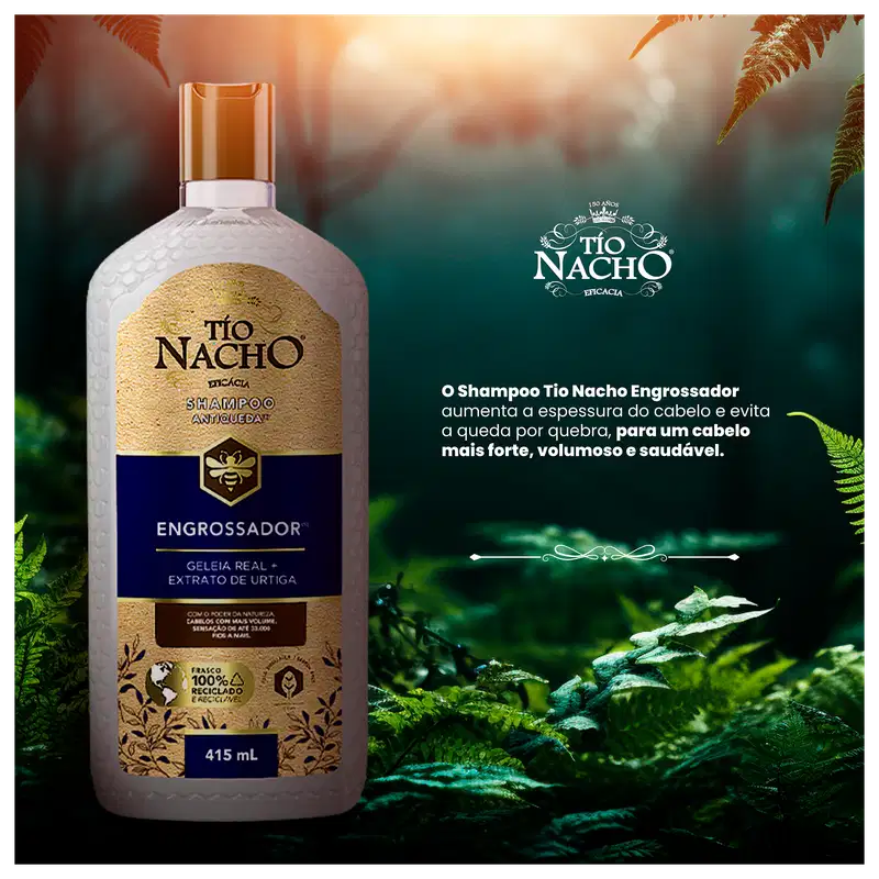 Tío Nacho Engrossador - Shampoo Antiqueda 415ml