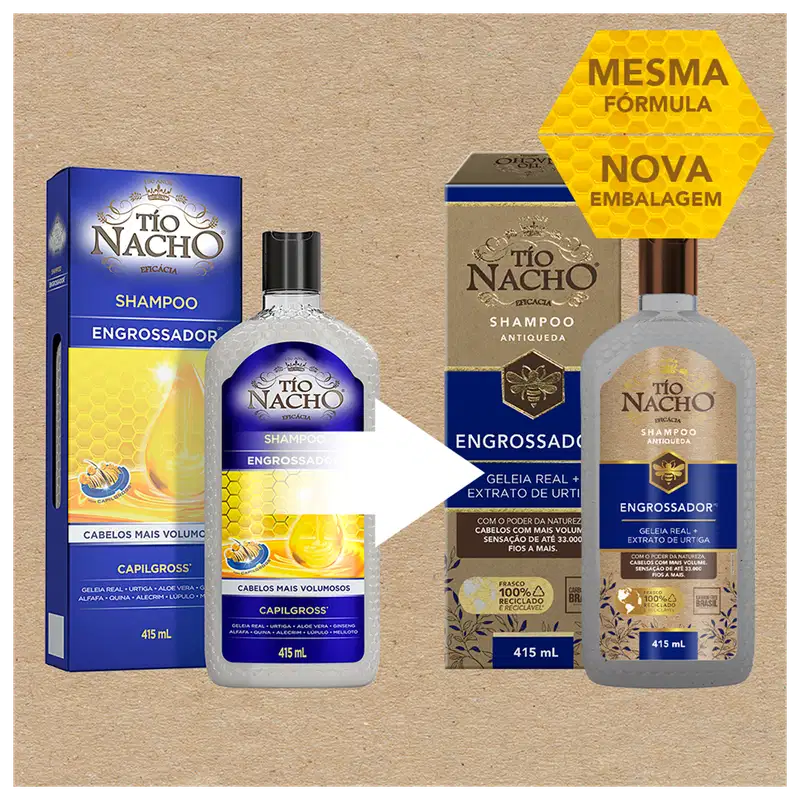 Tío Nacho Engrossador - Shampoo Antiqueda 415ml