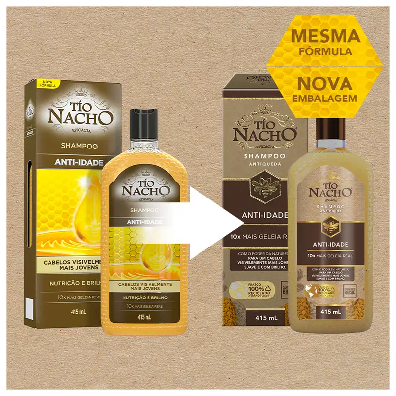 Tío Nacho Antiqueda Anti-Idade - Shampoo 415ml