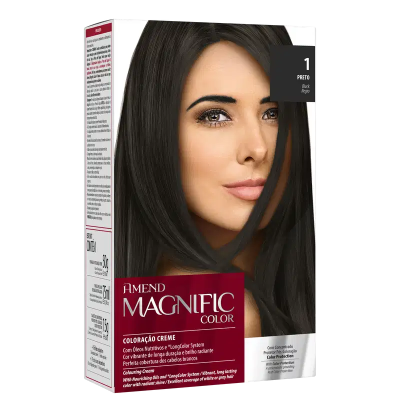 Amend Magnific Color 1 Preto - Coloração 200g