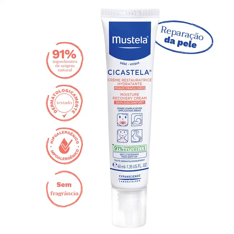 Mustela Cicastela - Creme Hidratante Reparador 40ml