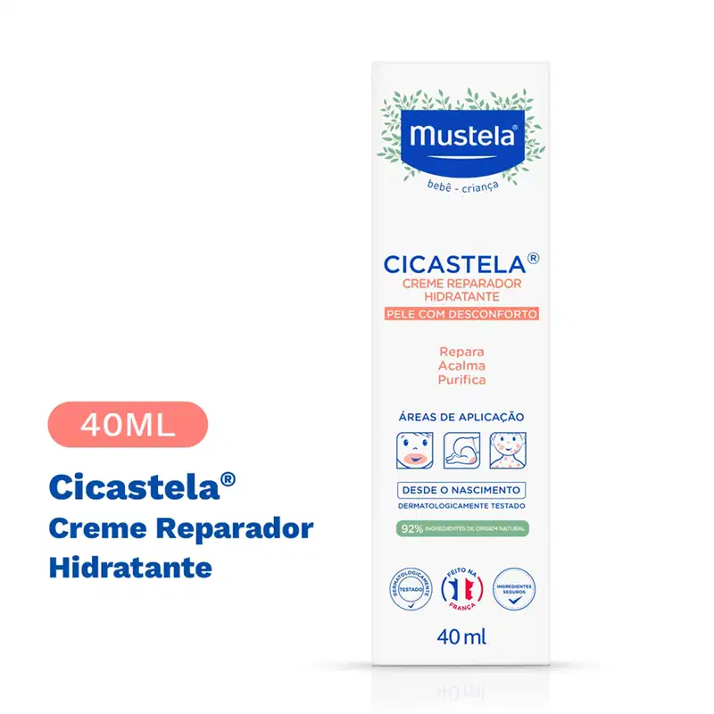 Mustela Cicastela - Creme Hidratante Reparador 40ml