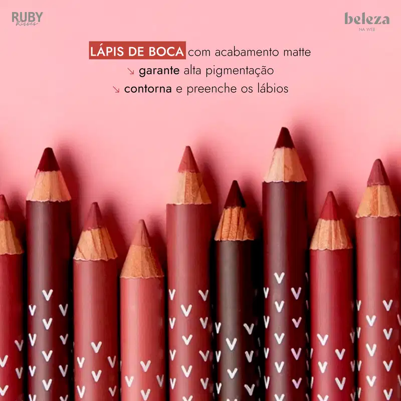 Ruby Kisses Ultra-Easy Nude Rose - Lápis de Boca 1,5g