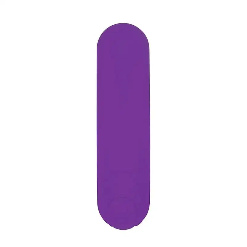 Power Bullet Recarregável com 10 Modos de Vibração Green Baby - Roxo