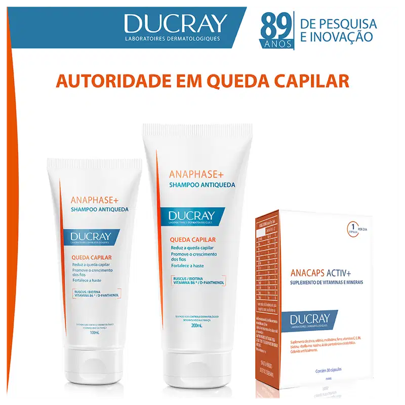 Ducray Anacaps Activ+ Antiqueda - Suplemento Vitamínico (30 Cápsulas)