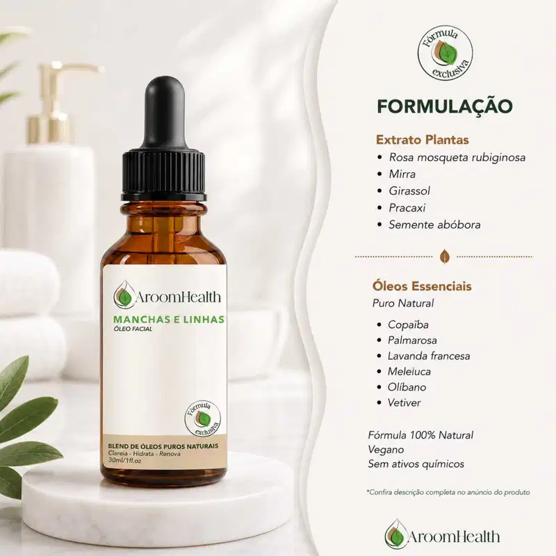 Blend Óleo Facial Manchas e Linhas 30 ml Fórmula Exclusiva