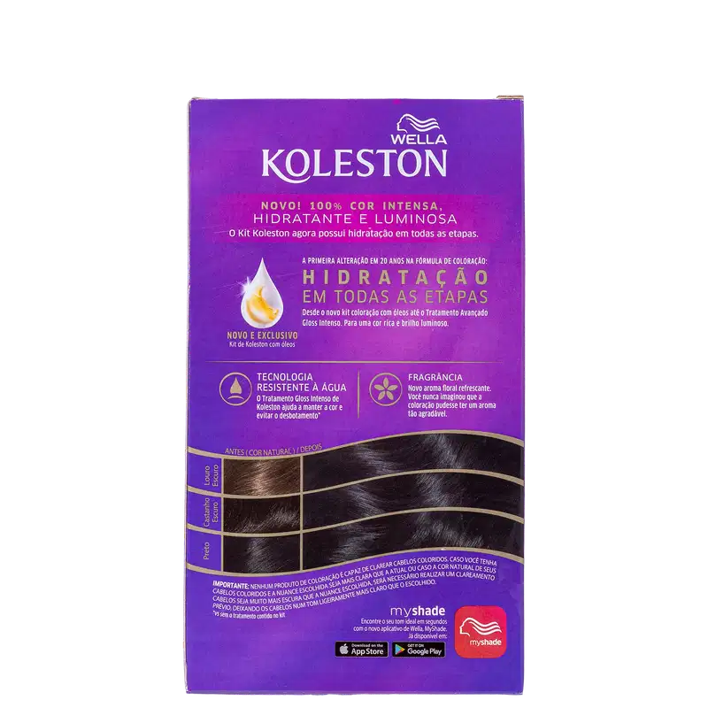 Koleston 20 Preto - Coloração Permanente