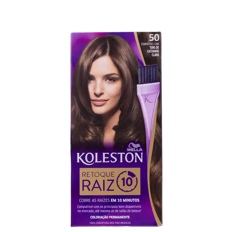 Koleston Retoque Raiz 50 Castanho Claro - Coloração
