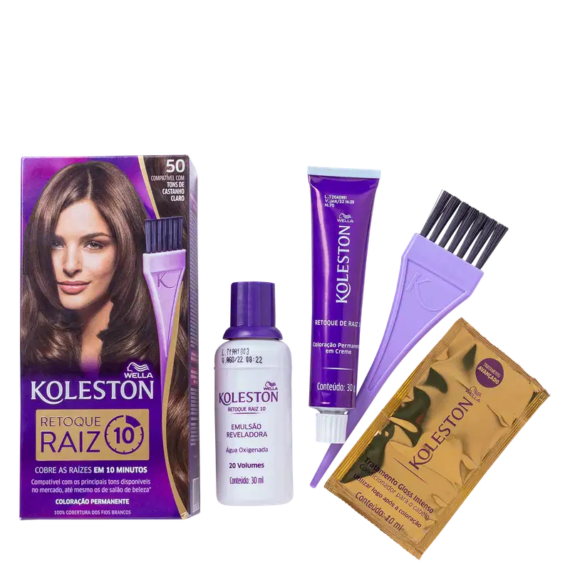 Koleston Retoque Raiz 50 Castanho Claro - Coloração
